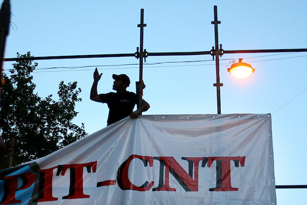 imagen de El PIT-CNT se prepara para el regreso de su presidente en abril